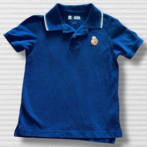 Gap Kids Star Wars Polo Shirt Blue Size Small Bb8